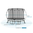 thumbnail image 6 of Springfree 8ft x13ft Oval Trampoline with Enclosure and FlexrStep V2 Ladder, 6 of 12