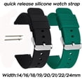 thumbnail image 2 of Correa De Reloj De Silicona Suave 16 18 20 22 24 Mm Liberación Rápida Impermeable Y A Prueba De Sudor, 2 of 4
