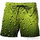 thumbnail image 1 of Pantalones cortos de playa para hombre, informales, con ilusión óptica, estampado 3D, de secado rápido, producto a la moda, novedad de verano Fivean unisex, 1 of 2