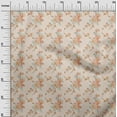 thumbnail image 3 of oneOone Cotton Silk Peach Fabric Watercolor Floral Fabric For Sewing Printed Craft Fabric By The Yard 42 Inch Wide-aB, 3 of 5