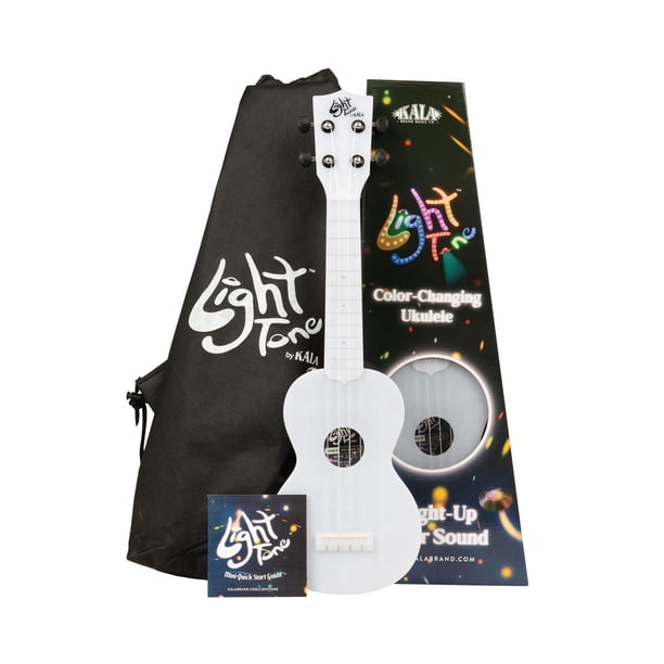Ukelele Kala Light Tone™, soprano iluminado que cambia de color con 10 modos