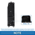 thumbnail image 4 of Interruptor de ventana eléctrica del lado del conductor delantero izquierdo Unique Bargains para Toyota Tacoma 05-12 No.8482004031, 4 of 7