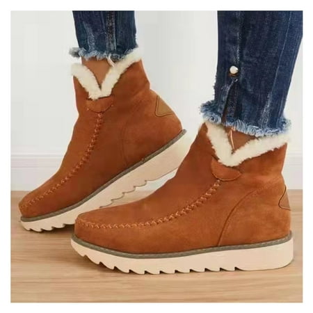 

Women Skate Sneaker with Soft and Comfortable Cotton Shoes for Mountain Climbing Camping 41 Brown
