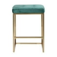 thumbnail image 2 of Pipe II- Tabouret de Comptoir de Couleur Verte - Lot de 2, 2 of 4