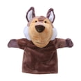 thumbnail image 3 of Marionetas de mano de animales, guantes de cabeza, desarrollo de la inteligencia, chistes, marionetas de dedo Lobo, 3 of 9