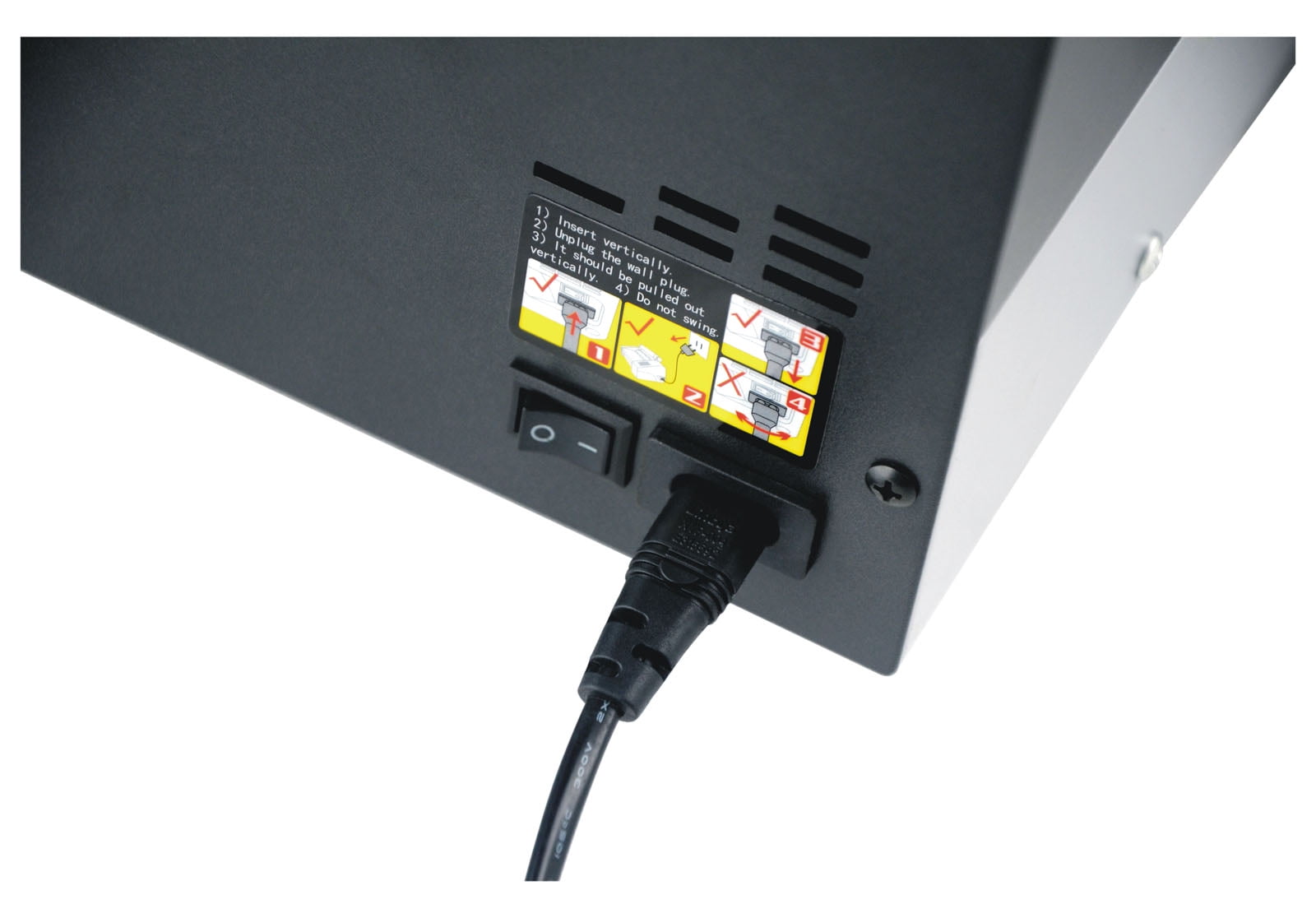 INTBUYING 17.3inch Hot Cold Roll Laminating Machine Electric A2 Digital Display Roll Lamina-tor 110V