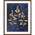 thumbnail image 2 of Art.com Botanical Study IV Gold Navy Art Print by Julia Purinton, Brown Frame Wall Art, 23" x 29", 2 of 5