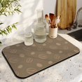 thumbnail image 3 of Superb Diatom Mud Coffee Bar Mat - Stain-Resistant, Rubber-Backed for Durability (19.5x12in) Best for Kitchen Counters. Coffee Drying Mat Ideal Under Coffee Makers, Coffee Pots, & Espresso Machines, 3 of 7