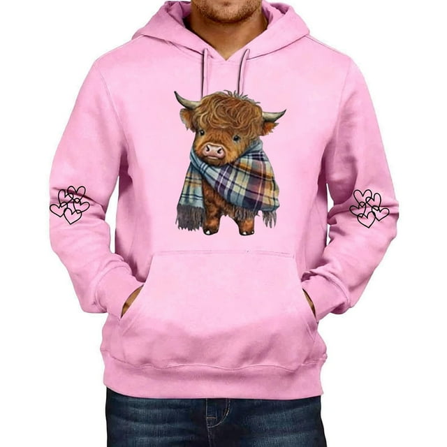 MHFRRA Sudadera con Capucha Informal de Manga Larga, Suave, Cómoda y Ligera, Estilo Urbano, A La Moda, Deportiva, para Uso Diario Rosa