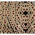 thumbnail image 3 of Plutus 12" x 25" Scarlet Gem Luxury Throw Pillow in Red and Black, 3 of 3