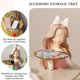 thumbnail image 5 of Figuritas de arte de niña linda con decoración de escritorio de resina de paleta para cafetería de oficina JShteea Libre de BPA, 5 of 9