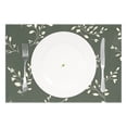 thumbnail image 2 of Ryvnso Placemats Set of 4 Leaves Dining Mats Heat-Resistant Non-Slip Washable Table Mat, 2 of 8