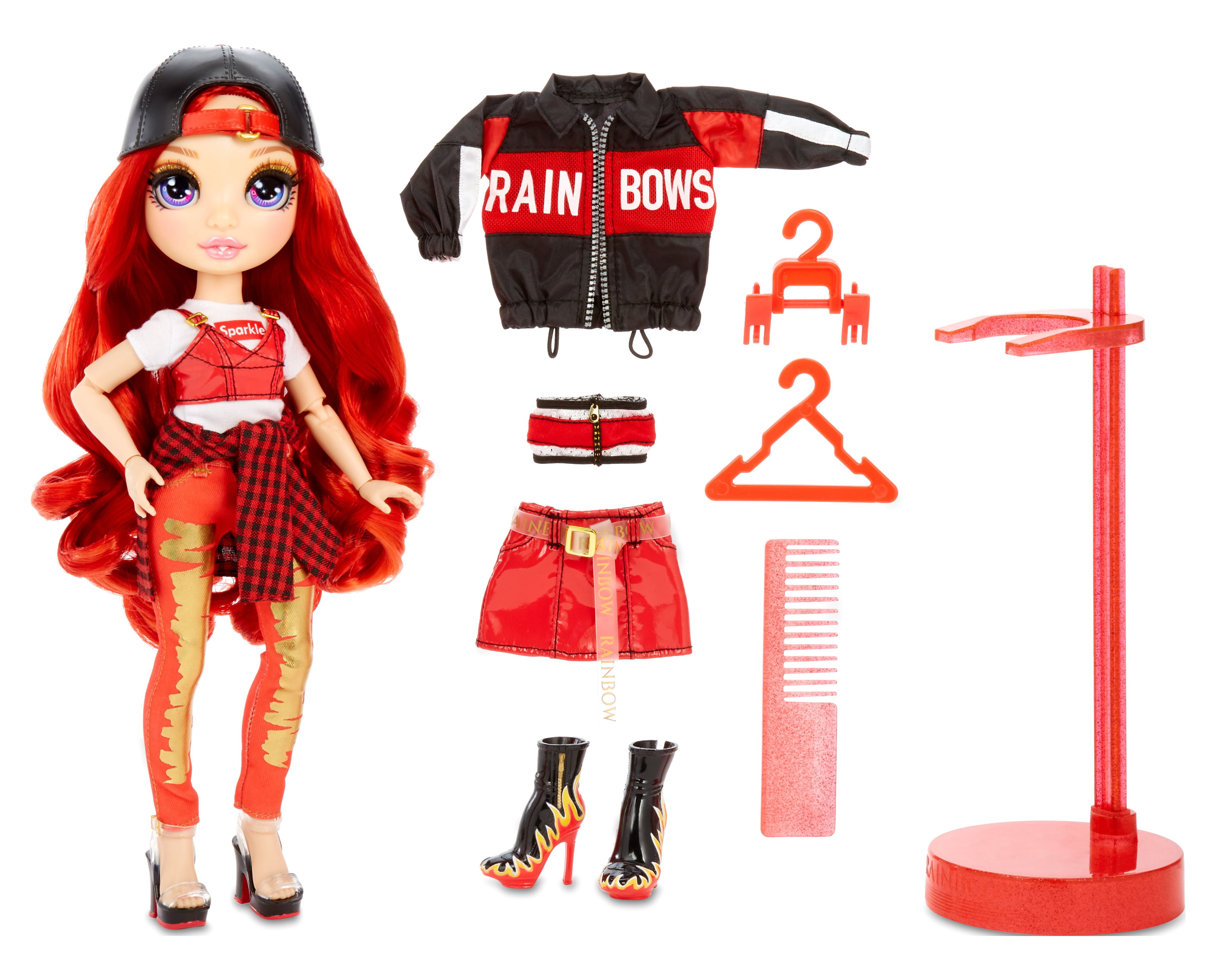 Rainbow High Jr High Ruby Anderson- 9-inch RED Fashion Doll with Doll  Accessories- Open and Closes Backpack, Great Gift for Kids 6-12 Years Old  and