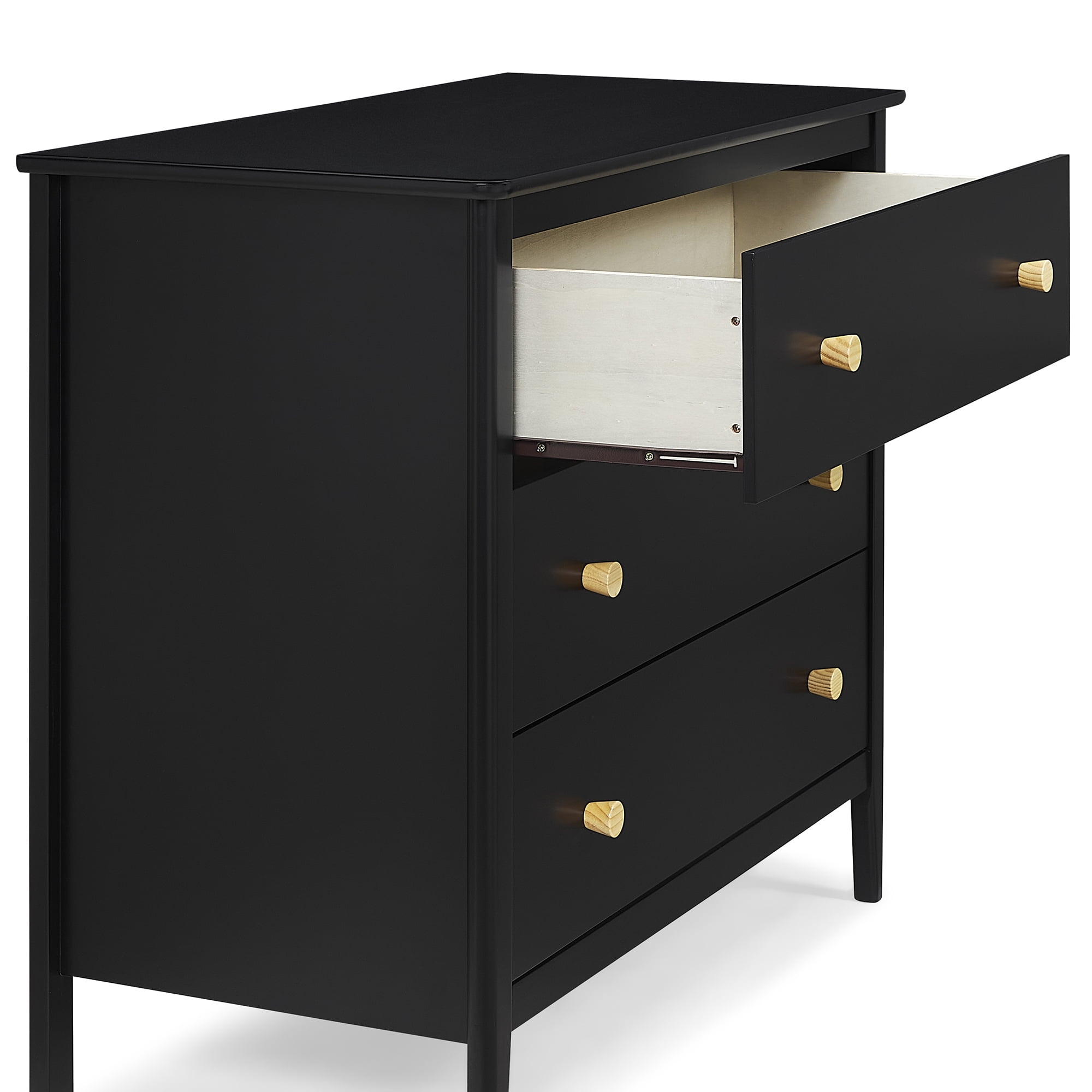 Delta Children Casey 3 Drawer Dresser, Ebony/Natural