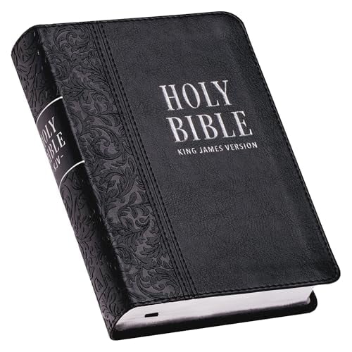 Pre-Owned KJV Holy Bible, Compact Large Print Faux Leather Red Letter Edition - Ribbon Marker, King James Version, Black (KJV Compact LP Editions), 9781432133009, 1432133004, Paperback, Compact edition