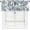 Navy Blue Flower, variant on Blue Floral Valances for Windows - Navy Blue Flower Kitchen Valance Farmhouse Valance Curtain for Bedoom Rustic Floral Light Filtering Valance with Rod Pocket 54 x 18 Inch, 1 Panel
