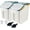 Blue 2Pack 50Lb, variant on Large Flour Storage Container Bin 25lb, 2Pack Airtight Rice Storage Containers with Wheels Seal Locking Lid, BPA Free with Measuring Cup&Scoop for Flour, Rice, Grain(Gray)