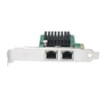 thumbnail image 4 of Tarjeta controladora de red Gigabit Ethernet PCI E 10/100/1000Mbps Rj45 X2 Tarjeta de interfaz de red de servidor dual de 2 puertos AweSitey EL011556-00, 4 of 4