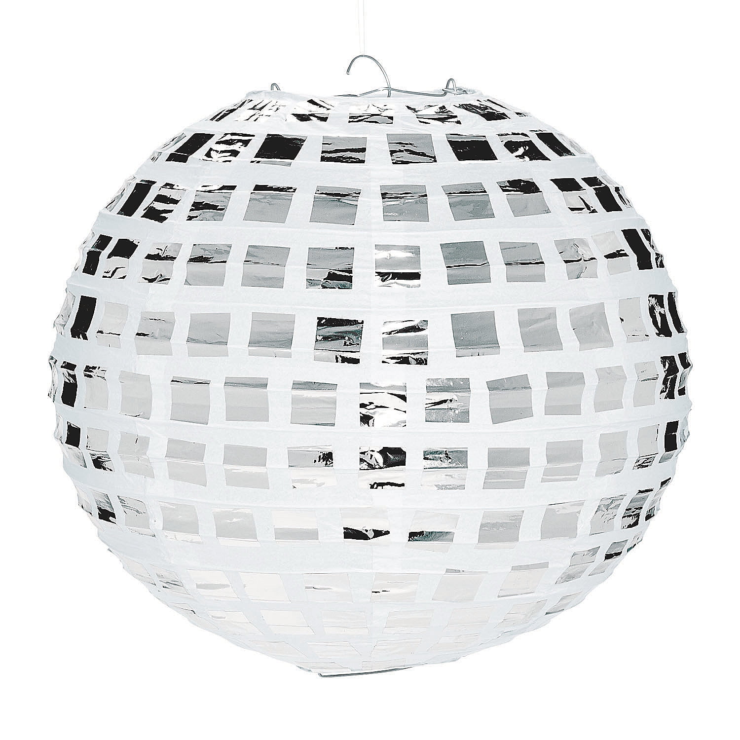 Disco Ball Paper Lanterns Party Decor 3 Pieces