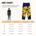 thumbnail image 4 of Lsque PLANETA EN FORMA DE PIZZA Print Women's Pajama Pants, Lounge Pant - Comfortable Home Wear,Elastic Waistband, Stylish Design-XX-Large, 4 of 9