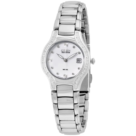 CITIZEN Women's Eco-Drive Silhouette Diamond Watch EW0970-51B