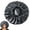 Black, variant on Scheam 1 Pcs Extra Large Shower Cap,Reusable Waterproof Shower Cap,Elastic Band Bath Caps EVA Hair Cap,for Girls Women Long Hair Thick Curly Braids (Gray)