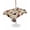 Beige Brown, variant on Outdoor Tablecloth with Umbrella Hole for Patio/Picnic/Party/Camping, Farmhouse Rooster Waterproof Table Cloth Rectangle Table Cover Washable, Country Watercolor Flowers Wood Grain (60"x 120")