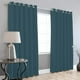 thumbnail image 1 of Cortinas Blackout 275cm Ancho X 215cm De Largo En 2 Paneles, 100% Microfibra Poliéster AZUL ACERO, 1 of 1