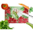 thumbnail image 2 of Caroline's Treasures Afghan Hound Poinsettas Glass Cutting Board Large, 2 of 2