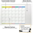 Excello 40" X 60" Mobile, Folding Whiteboard On Wheels With Magnetic Surface And Flip-Out Marker Tray