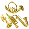 thumbnail image 4 of Miangastore 4 Pcs Mini Plastic Musical Instrument Home Ornament Accessories Holiday Gifts, 4 of 8