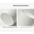 thumbnail image 4 of Bote de basura Matsuzay sin tapa Organizador de oficina blanco 12L, 4 of 6