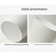 thumbnail image 4 of Bote de basura Matsuzay sin tapa Organizador de oficina blanco 12L, 4 of 6