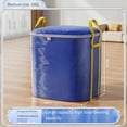 thumbnail image 2 of TIELUTT Storage with Lid Extra Large Capacity Double Zipper Organizer Reinforced Handle Can Clear Storage for Clothes Baby Clothes Storage Organizer Moving Small Foldable Boxes for Organizer 13x13, 2 of 2