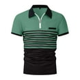 thumbnail image 5 of Cuoff Mens Shirts Charming Men's Shirt Super Light Short Sleeve Casual Men's Wear Gifts for Men Green Cotton Blend 3X, 5 of 6