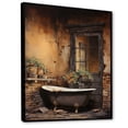 thumbnail image 2 of Designart "Bathroom Rustic beauty I" Bathroom Floater Framed Canvas Print, 2 of 7