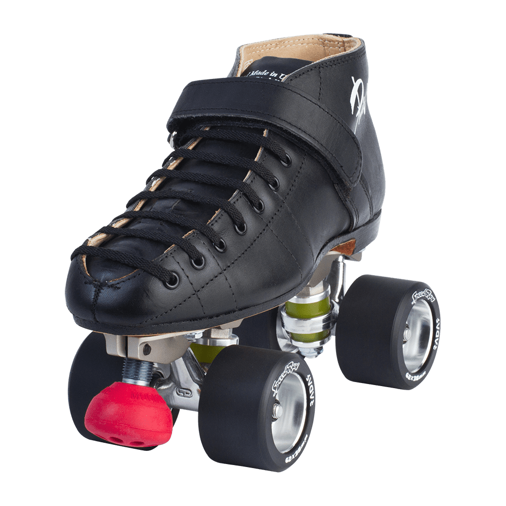 Riedell Quad Roller Skates 695 Black Widow