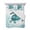 Indigo, Turquoise, Teal, Silver, variant on Quilts Twin-XL Size Bedding Set, Blue Coastal Crab Lightweight Quilted Comforter, Summer Ocean Coral Sea Fish Abstract Soft Reversible Bedspread Coverlet with Pillow Covers for All Season, 68" x 98"