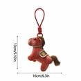 thumbnail image 4 of 2026 New Stuffed Horse Toys, New Year Gift Cute Horse Plush Toys, Year of Horse Colorful Stuffed Toy Doll - Cute Keychain Pendant for Bags & Grabbing Doll Machine (6.3 inch, White), 4 of 7
