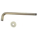 thumbnail image 3 of Golden Chrome Black Antique Shower Head Extension Pipe Wall Arm Shower Arm Bathroom Accessory (Standard 1/2) Nsh102, 3 of 5
