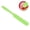 Green, variant on Yajisi Reusable Silicone Wax Spatula Hair Removal Applicator Scraper for Home Salon Wax Warmer, Non-Stick Easy to Clean Hard Waxing Stick, Orange Color, 9.84 inches / 25.00 cm Size