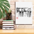 thumbnail image 6 of Epic Graffiti 'Cats In Library' by Pechane, Canvas Wall Art, 12"x16", 6 of 8