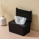 thumbnail image 5 of Caja de pañuelos con funda para teléfono celular, organizador de papel facial para cocina, baño, tocador, encimeras, dormitorio, tocador y mesas, contenedor de pañuelos de plástico de regalo, 5 of 6