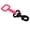 Pink, variant on Rubber Octopus (Octo) Holder with Clip, Green