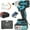 Deluxe Version, variant on 21V Brushless Impact Driver-Cordless Lithium-Ion Electric Screwdriver&Compact Drill, Rechargeable Power Tool with 1/4" Hex Chuck for Home and Professional Use