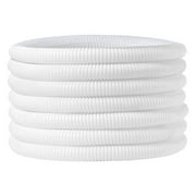 30 ft Pet-Safe Cable Management Sleeve - Bite-Resistant Cord Protector - Ideal for Cats, Dogs & Small Pets - 13mm OD - Organize & Protect Your Wires(White)