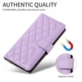 thumbnail image 5 of Wallet Case for Samsung Galaxy A55 with Detachable Wrist Strap & Shoulder Strap, Card Slots Folio Purse Luxury PU Leather Stand Accessories Cell Phone Cover for A55 Women Men, Purple, 5 of 11