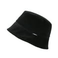 thumbnail image 2 of WITHMOONS Corduroy Bucket Cotton Hat Travel Beach Outdoor Cap TGB1291 (Black), 2 of 5