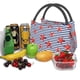 thumbnail image 3 of Balery Starfish Navy Blue Stripe Bolsa de Aislamiento Portátil – Bolsa de Almuerzo con Forro de Aluminio Mejorado, Funda Impermeable y Fácil de Limpiar para Picnic y Caja de Almuerzo, 3 of 6