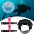 thumbnail image 1 of Banda de retención de buceo para dispositivo de snorkel de 12 cilindros, banda de retención multifunción de fácil uso con banda de sujeción para bota rosa, 1 of 8